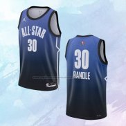 Camiseta All Star 2023 New York Knicks Julius Randle NO 30 Azul