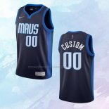 Camiseta Dallas Mavericks Personalizada Earned Azul 2020-21