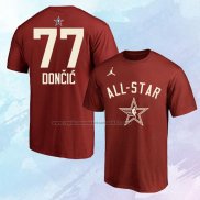 Camiseta Manga Corta All Star 2024 Luka Doncic Rojo