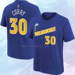 Camiseta Manga Corta Golden State Warriors Stephen Curry Classic 2022-23 Azul