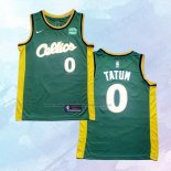 NO 0 Jayson Tatum Camiseta Boston Celtics Verde 2022-23