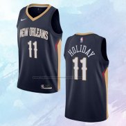 NO 11 Jrue Holiday Camiseta New Orleans Pelicans Icon Azul 2020-21