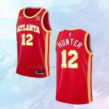 NO 12 Camiseta Atlanta Hawks Icon Rojo 2020-21 De'Andre Hunter