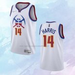 NO 14 Gary Harris Camiseta Denver Nuggets Earned Blanco 2020-21