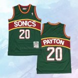 NO 20 Gary Payton Camiseta Mitchell & Ness Seattle SuperSonics Verde 1995-96