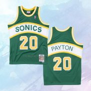 NO 20 Gary Payton Camiseta Seattle SuperSonics Retro Historic Verde