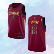 NO 2 Kyrie Irving Camiseta Cleveland Cavaliers Icon Rojo 2018