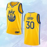 NO 30 Stephen Curry Camiseta Golden State Warriors Statement Oro