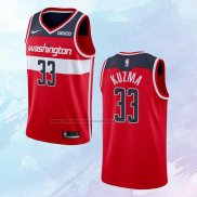 NO 33 Kyle Kuzma Camiseta Washington Wizards Icon Rojo 2020-21