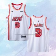 NO 3 Dwyane Wade Camiseta Miami Heat Classic Blanco 2022-23
