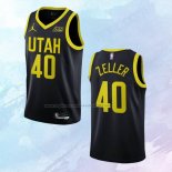 NO 40 Cody Zeller Camiseta Utah Jazz Statement Negro 2022-23
