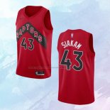 NO 43 Pascal Siakam Camiseta Toronto Raptors Icon Rojo 2020-21