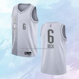 NO 6 Gabriel Deck Camiseta Oklahoma City Thunder Ciudad Blanco 2021-22