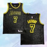 NO 7 Carmelo Anthony Camiseta Los Angeles Lakers Black Mamba Negro