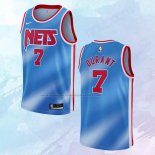 NO 7 Kevin Durant Camiseta Brooklyn Nets Classic Azul 2020-21