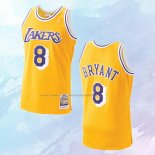 NO 8 Kobe Bryant Camiseta Mitchell & Ness Los Angeles Lakers Amarillo 1996-97