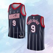 NO 9 Josh Christopher Camiseta Houston Rockets Ciudad Negro 2022-23