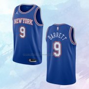 NO 9 RJ Barrett Camiseta New York Knicks Statement Azul 2020-21