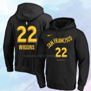 Sudaderas con Capucha Golden State Warriors Andrew Wiggins Ciudad 2023-24 Negro