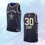 Camiseta All Star 2024 Golden State Warriors Stephen Curry NO 30 Azul