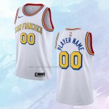 Camiseta Golden State Warriors Personalizada Classic Edition Blanco 2019-20