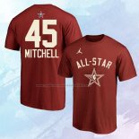 Camiseta Manga Corta All Star 2024 Donovan Mitchell Rojo