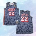 Camiseta Miami Heat Jimmy Butler NO 22 Mitchell & Ness 2019-20 Gris
