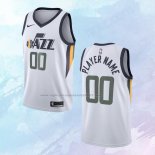 Camiseta Utah Jazz Personalizada Association Blanco