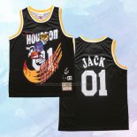 NO 01 Camiseta Houston Rockets x Cactus Jack Negro