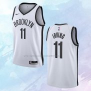 NO 11 Kyrie Irving Camiseta Brooklyn Nets Association Blanco 2020-21