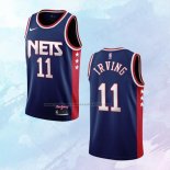 NO 11 Kyrie Irving Camiseta Brooklyn Nets Ciudad Azul 2021-22