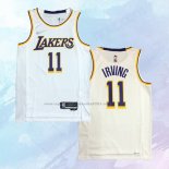 NO 11 Kyrie Irving Camiseta Los Angeles Lakers Association Blanco