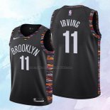 NO 11 Kyrie Irving Camiseta Nino Brooklyn Nets Ciudad Negro 2019-20