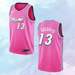 NO 13 Bam Adebayo Camiseta Miami Heat Earned Rosa 2018-19