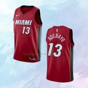 NO 13 Bam Adebayo Camiseta Miami Heat Statement Rojo