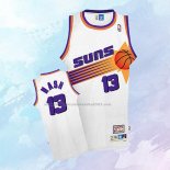 NO 13 Steve Nash Camiseta Phoenix Suns Retro Blanco
