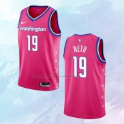 NO 19 Raul Neto Camiseta Washington Wizards Ciudad Rosa 2022-23