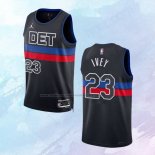 NO 23 Jaden Ivey Camiseta Detroit Pistons Statement Negro 2022-23