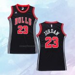 NO 23 Michael Jordan Camiseta Mujer Chicago Bulls Icon Negro