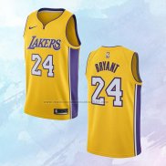 NO 24 Kobe Bryant Camiseta Los Angeles Lakers Icon Amarillo 2017-18
