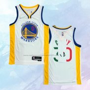NO 30 Stephen Curry Camiseta Golden State Warriors Slam Dunk Special Mexico Edition Blanco 2022