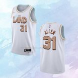 NO 31 Jarrett Allen Camiseta Cleveland Cavaliers Ciudad Blanco 2022-23