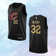 NO 32 Dean Wade Camiseta Cleveland Cavaliers Statement Negro 2022-23