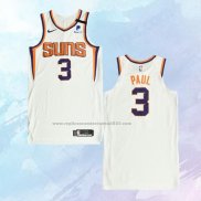 NO 3 Chris Paul Camiseta Phoenix Suns Association Autentico Blanco 2021