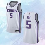 NO 5 Camiseta Sacramento Kings Association Blanco De'Aaron Fox