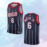 NO 6 Kenyon Martin JR. Camiseta Houston Rockets Ciudad Negro 2022-23