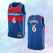 NO 6 Montrezl Harrell Camiseta Washington Wizards Ciudad Azul 2021-22