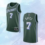NO 7 Killian Hayes Camiseta Detroit Pistons Ciudad Verde 2022-23