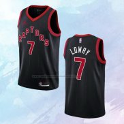 NO 7 Kyle Lowry Camiseta Toronto Raptors Statement Negro 2020-21