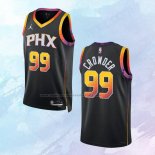 NO 99 Jae Crowder Camiseta Phoenix Suns Statement Negro 2022-23